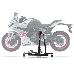 Lève moto centrale compatible avec Suzuki GSX-8R 24-25 noir ConStands Power-Evo