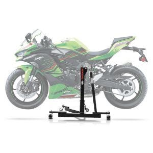Lève moto centrale compatible avec Kawasaki Ninja ZX-4RR 24-25 ConStands noir Power-Evo