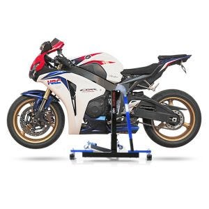 Chariot de Déplacement compatible avec Honda CBR 1000 RR Fireblade 08-16 bleu - Idéal pour Garage, 300 kg