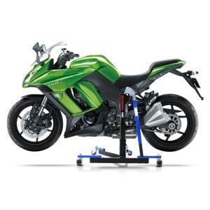 Chariot de Déplacement compatible avec Kawasaki Z 1000 SX 11-24 bleu - Idéal pour Garage, 300 kg