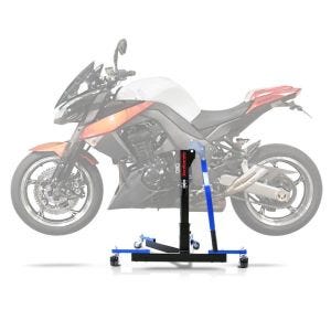 Lève moto centrale compatible avec Kawasaki Z 1000 10-13 bleu ConStands Power-Evo