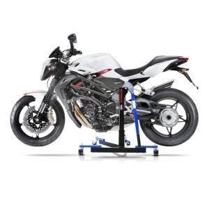Chariot de Déplacement compatible avec MV Agusta Brutale 1078 RR 2009 bleu - Idéal pour Garage, 300 kg