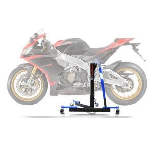 Lève moto centrale compatible avec Aprilia RSV4 09-14 bleu ConStands Power-Evo