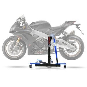 Lève moto centrale compatible avec Aprilia RSV4 1100 Factory 19-25 bleu ConStands Power-Evo