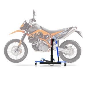 Lève moto centrale compatible avec KTM 950 Super Enduro / R 06-08 bleu ConStands Power-Evo