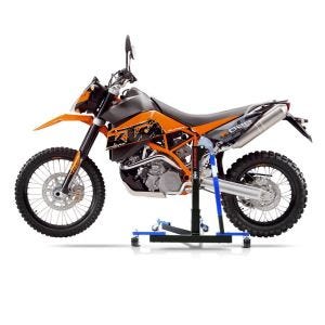 Chariot de Déplacement compatible avec KTM 950 Super Enduro / R 06-08 bleu - Idéal pour Garage, 300 kg
