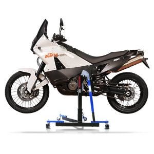 Chariot de Déplacement compatible avec KTM 950 Adventure / S 03-06 bleu - Idéal pour Garage, 300 kg