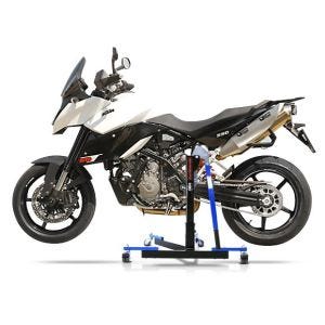 Chariot de Déplacement compatible avec KTM 990 Supermoto SM T 09-12 bleu - Idéal pour Garage, 300 kg