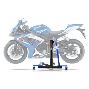 Lève moto centrale compatible avec Suzuki GSX-R 600 06-10 bleu ConStands Power-Evo