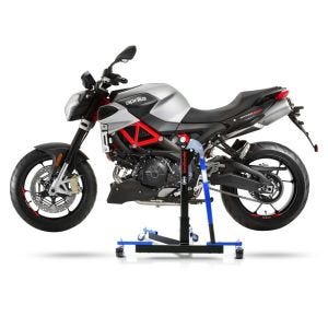 Chariot de Déplacement compatible avec Aprilia Shiver 750 07-16 bleu - Idéal pour Garage, 300 kg