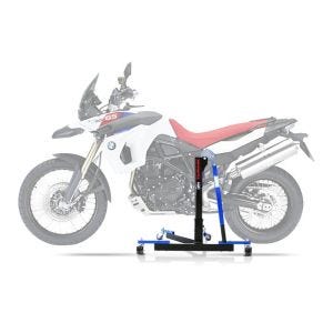Lève moto centrale compatible avec BMW F 800 GS / Adventure 08-18 bleu ConStands Power-Evo