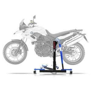 Lève moto centrale compatible avec BMW F 700 GS 13-17 bleu ConStands Power-Evo
