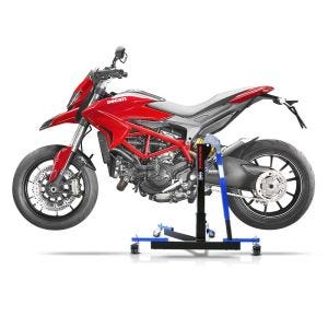 Chariot de Déplacement compatible avec Ducati Hypermotard 821 13-15 bleu - Idéal pour Garage, 300 kg