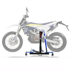 Lève moto centrale compatible avec Husqvarna 701 Enduro 16-24 bleu ConStands Power-Evo