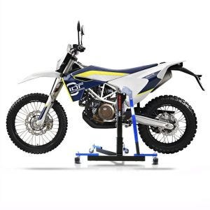 Chariot de Déplacement compatible avec Husqvarna 701 Enduro 16-24 bleu - Idéal pour Garage, 300 kg