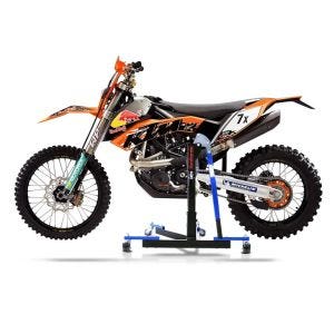 Chariot de Déplacement compatible avec KTM 690 Enduro / R 08-16 bleu - Idéal pour Garage, 300 kg