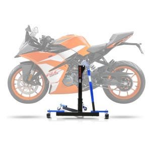 Lève moto centrale compatible avec KTM RC 390 14-19 bleu ConStands Power-Evo
