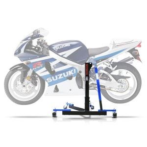 Lève moto centrale compatible avec Suzuki GSX-R 600 01-03 bleu ConStands Power-Evo