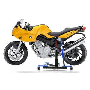 Chariot de Déplacement compatible avec BMW F 800 S 06-10 bleu - Idéal pour Garage, 300 kg