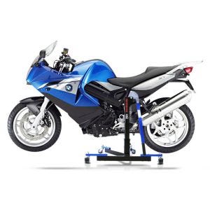 Chariot de Déplacement compatible avec BMW F 800 ST 06-12 bleu - Idéal pour Garage, 300 kg