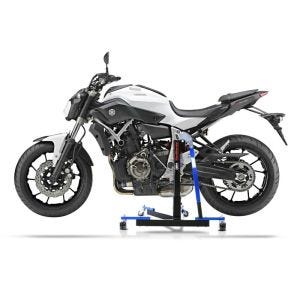 Chariot de Déplacement compatible avec Yamaha MT-07 13-25 bleu - Idéal pour Garage, 300 kg