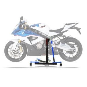 Lève moto centrale compatible avec BMW S 1000 RR 15-18 bleu ConStands Power-Evo