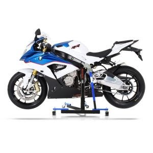 Chariot de Déplacement compatible avec BMW S 1000 RR 15-18 bleu - Idéal pour Garage, 300 kg