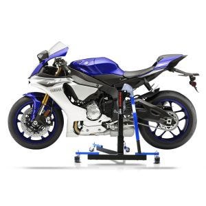 Chariot de Déplacement compatible avec Yamaha YZF-R1 15-25 bleu - Idéal pour Garage, 300 kg