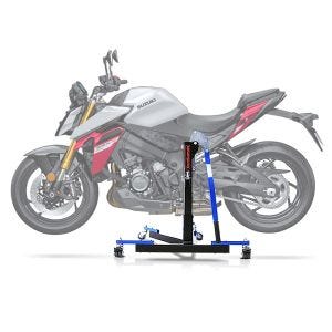 Lève moto centrale compatible avec Suzuki GSX-S 1000 21-25 bleu ConStands Power-Evo