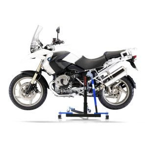 Chariot de Déplacement compatible avec BMW R 1200 GS 04-12 bleu - Idéal pour Garage, 300 kg