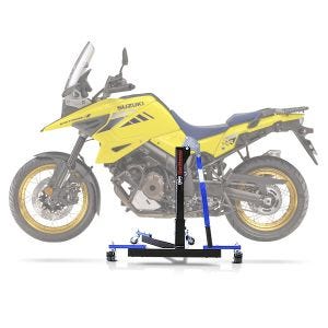 Lève moto centrale compatible avec Suzuki V-Strom 1050 20-25 bleu ConStands Power-Evo
