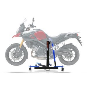 Lève moto centrale compatible avec Suzuki V-Strom 1000 14-19 bleu ConStands Power-Evo