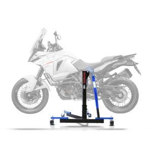 Lève moto centrale compatible avec KTM 1290 Super Adventure 15-16 bleu ConStands Power-Evo