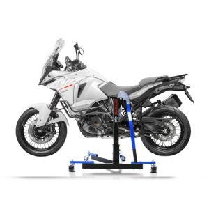 Chariot de Déplacement compatible avec KTM 1290 Super Adventure 15-16 bleu - Idéal pour Garage, 300 kg