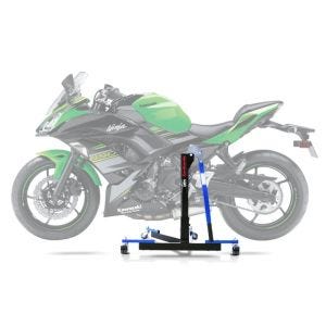 Lève moto centrale compatible avec Kawasaki Ninja 650 17-24 bleu ConStands Power-Evo