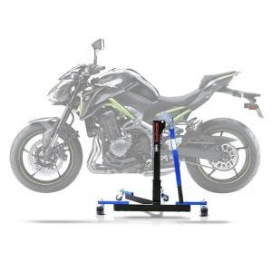 Lève moto centrale compatible avec Kawasaki Z 900 17-25 bleu ConStands Power-Evo