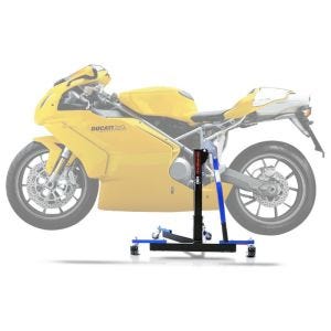 Lève moto centrale compatible avec Ducati 749 / 999 03-07 bleu ConStands Power-Evo