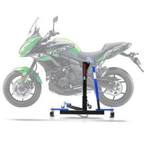 Lève moto centrale compatible avec Kawasaki Versys 650 06-25 bleu ConStands Power-Evo