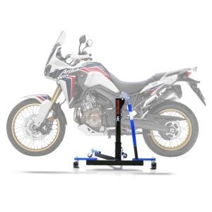 Lève moto centrale compatible avec Honda Africa Twin CRF 1000 L 16-19 bleu ConStands Power-Evo