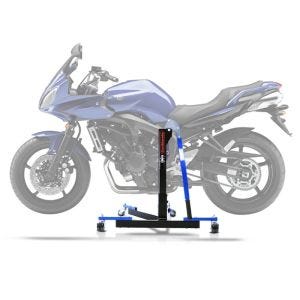 Lève moto centrale compatible avec Yamaha FZ6 / Fazer / S2 04-10 bleu ConStands Power-Evo