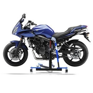 Chariot de Déplacement compatible avec Yamaha FZ6 / Fazer / S2 04-10 bleu - Idéal pour Garage, 300 kg