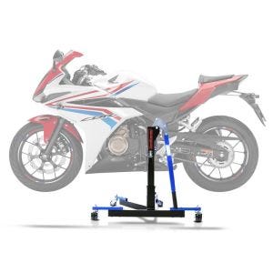 Lève moto centrale compatible avec Honda CBR 500 R 16-18 bleu ConStands Power-Evo