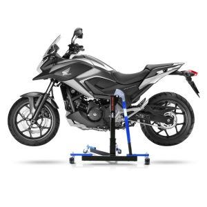 Chariot de Déplacement compatible avec Honda NC 700 S / X 12-13 DCT bleu - Idéal pour Garage, 300 kg