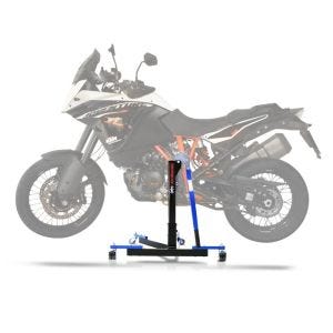 Lève moto centrale compatible avec KTM 1090 / 1190 Adventure / R 13-18 bleu ConStands Power-Evo