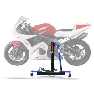 Lève moto centrale compatible avec Yamaha YZF-R6 99-02 bleu ConStands Power-Evo