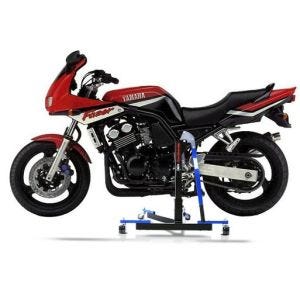 Chariot de Déplacement compatible avec Yamaha FZS 600 Fazer 98-03 bleu - Idéal pour Garage, 300 kg