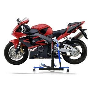 Chariot de Déplacement compatible avec Honda CBR 900 RR Fireblade 00-03 bleu - Idéal pour Garage, 300 kg