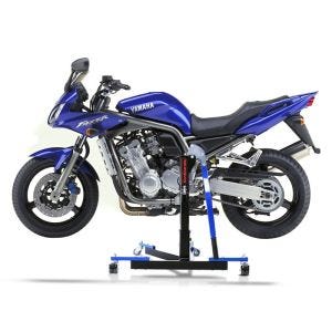 Chariot de Déplacement compatible avec Yamaha FZS 1000 Fazer 01-05 bleu - Idéal pour Garage, 300 kg