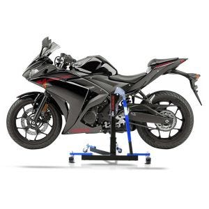 Chariot de Déplacement compatible avec Yamaha YZF-R3 15-18 bleu - Idéal pour Garage, 300 kg