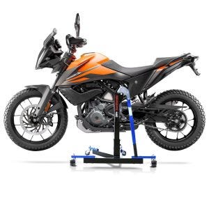 Chariot de Déplacement compatible avec KTM 390 Adventure 20-24 bleu - Idéal pour Garage, 300 kg
